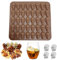 Halloween Skull Chocolate Mould Silicone Fondant Mold Moulds Cake Decorating Candy Jello Pastry Muffin Pudding Dessert Baking Moulds for Halloween Party Supplies