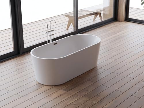 SPALINA Jade - Bañera exenta Oval L. 170 x l. 80 cm