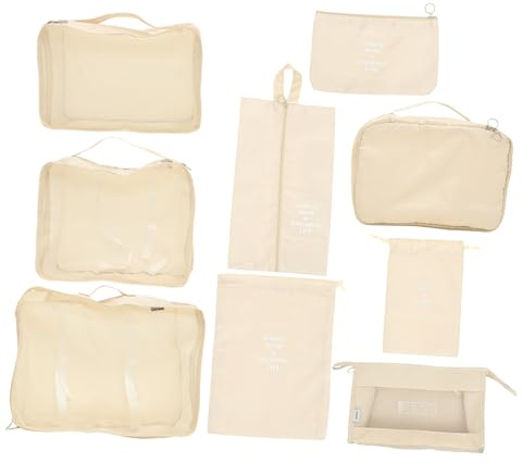 Organizer da Viaggio in Poliestere Beige Pieghevole