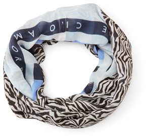 Street One Bufanda de bucle estampada drift blue A