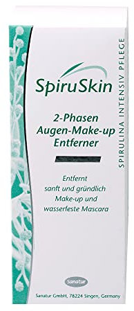 Sanatur SpiruSkin 2-Phase Augen-Make-up-Entferner, 150-ml-Flasche. Sanft & gründlich.