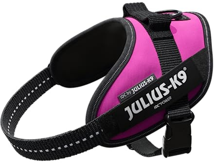 Julius-K9, 16IDC-DPN-M, IDC Powerharness, dog harness, Size: Mini, Dark Pink