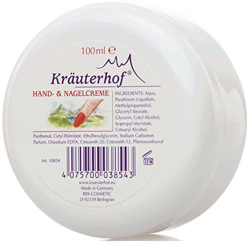 Kräuterhof Hand- und Nagelcreme 100ml Dose, 2er Pack