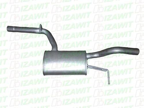 IZAWIT 23.162 Silenciador intermedio antes de silenciador terminal Silenciador Intermedio Silencioso intermedio Silenciador central