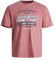 JACK & JONES Herren JJELOGO Tee SS O-Neck 2 COL SS24 SN Langarmhemd, Mesa Rose, XS