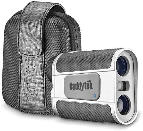 Caddytek Télémètre laser de golf avec fonctions de validation de pente et de broche