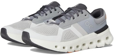 On Herren Cloudrunner 2 Sneaker, Wolf/Elfenbein, 48 EU