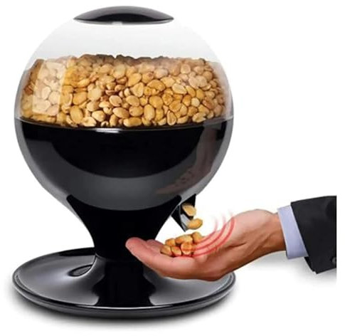 Distributeur automatique de bonbons, distributeur de collations à activation tactile, capacité de 1000 ml, matériau ABS et PC de qualité alimentaire, pour boules de gomme, noix et collations