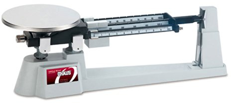 Ohaus 750-S0 Triple Beam Balance - 610g Capacity, Stainless Steel Plate, Magnetic Damping, Precision Weighing