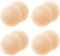 Gmumu Atem Nipple Covers, Selbstklebende Nipple Pads mit Design ohne Kleber in der Mitte Wiederverwendbar aus Silikon Aufkleber Nippelabdeckungen, 8cm (Beige, 4)
