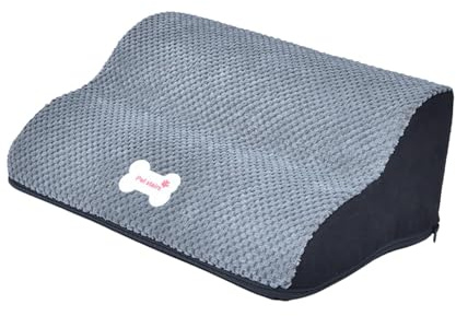 Dog Ramps Steps 2 Steps Cat Steps Stable and Non Slip Bottom Dog Slope Stairs Extra Wide for Cats Older Dogs Puppy Indoor Use, Gray