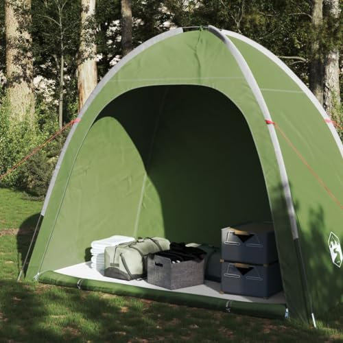 Tino Tech Tente d'appoint d'extérieur - 200 x 163 x 190 cm - Tente familiale - Grande tente à lancer - Tente de festival - Tente de trekking - Tente extérieure imperméable - Polyester - Vert
