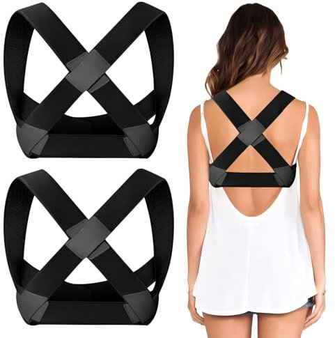 LDBKLGHJ Correttore Posturale – Busti per Schiena Dritta, Fascia Posturale Regolabile per Spalle e Schiena, Ideale per Uomini e Donne