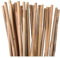 100 Tutores de Bambú para Plantas 120 cm Ø 10-12 mm Estacas de Jardin, Tutores para Tomateras, Cañas Huerto, Ideal como Soporte en Tomates, Macetas, Plantas Verdes y Flores - Color Natural.