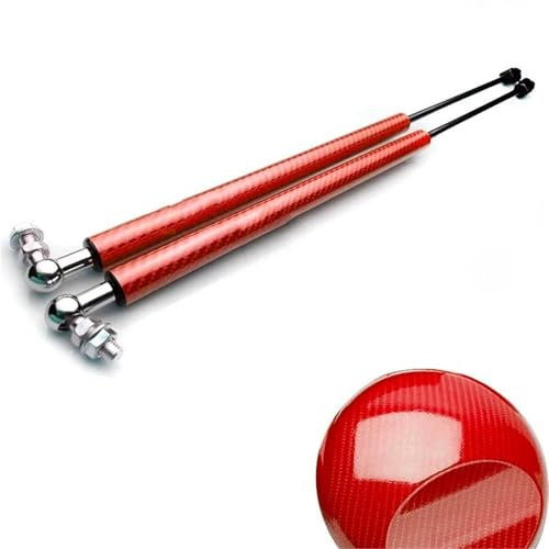Ammortizzatori Cofano Auto Molla A Gas Per Benz Per Vito Per Valente Classe V W639 2004-2012 2013 Copertura Cofano Anteriore Auto Molla Supporto Sollevamento Gas Barra Duomi Barra Idraulica(Carbon red
