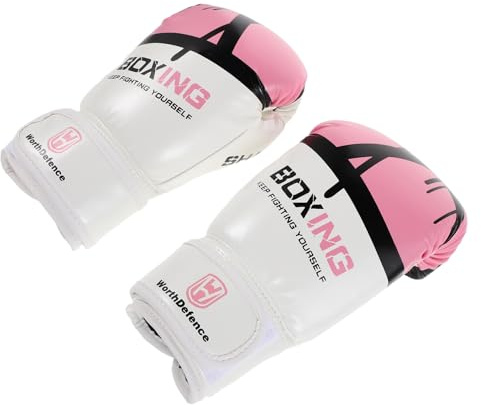 STOBAZA Guantes de Boxeo para Ajustables con Espuma Densa Transpirables y para Entrenamiento de Taekwondo Kickboxing y Sparring Protección Máxima para Niñas y Adolescentes Principiantes