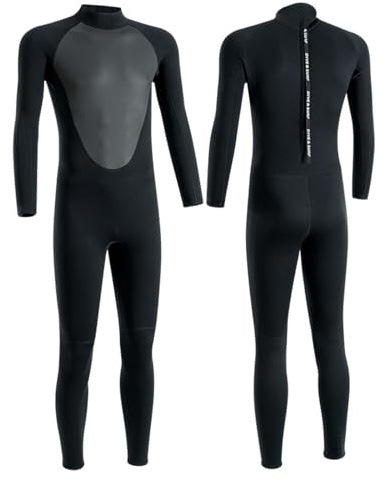 Maillot de bain pour homme - Combinaison chaude et froide en néoprène - 3 mm - Pour l'hiver - Natation - Snorkeling - Protection solaire - Combinaison de surf