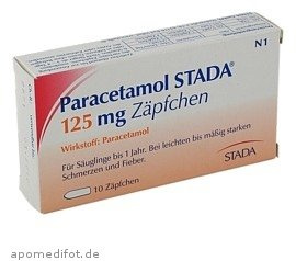 PARACETAMOL STADA 125 mg Zäpfchen 10 St