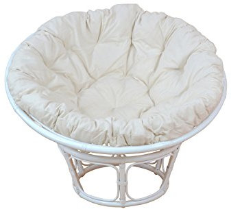 moebel direkt online Papasansessel, Durchmesser 80 cm Sessel mit Kissen