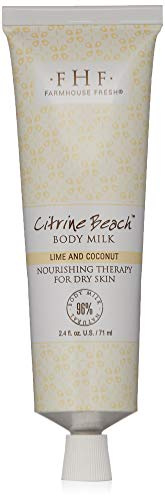 FarmHouse Fresh Citrine Beach Body Milk Travel Lotion, 2.4 Fl Oz