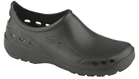 FELIZ CAMINAR - Zapato Sanitario Flotantes Shoes Negro, 36 | Zueco Cerrado Unisex Antideslizantes y Cómodos para Hombre y Mujer | para Trabajo en Industria, Sanidad, Hostelería, Clínicas