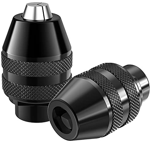 Mellbree Drill Keyless Bit Chuck Shank 4486 Multi Chuck Fit for Dremel 2Pcs