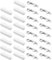 DEFIYEAR 30PCS Weep Hole Covers, Window Drainage Cover Caps for UPVC Windows, Easy-to-Install Window Vent Cover, Durable Drainage Caps to Prevent Clogs, Perfect for Double Glazing Systems(White)