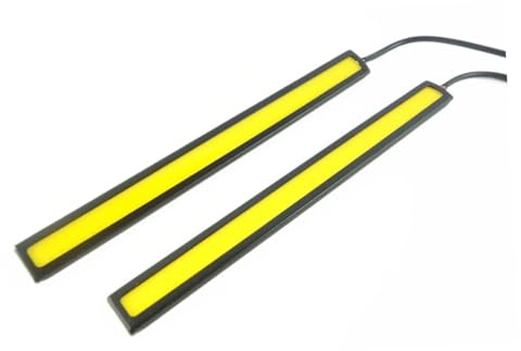 Ciieeo 2Piezas Luces LED Drl Impermeables Ultra Delgado de Luz de Circulación Diurna para Automóviles Luz de Xenón Brillante