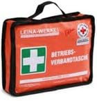 Sac de premiers secours avec contenu conforme à la nouvelle norme DIN 13157:2021 I Mallette de premiers secours avec support Velcro pratique, boîte de premiers secours pour les entreprises, les