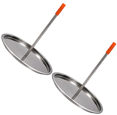 Holibanna 2piezas Parrilla De Barbacoa De Acero Inoxidable Soporte De Vertical para Asar Pollos Bandeja para Asar Pollo Parrilla para Pavo Unidades