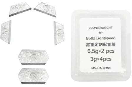 1 juego de contrapeso para modelo G502 que mejora la estabilidad y el control Disfruta de juegos de alta precisión y mejora el control