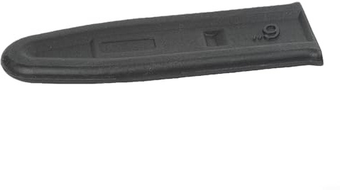 Vidonergy Couvercle de protection de barre de tronçonneuse de 15,2 cm pour tronçonneuse électrique - Plaque de guidage en plastique résistant à la rouille et aux rayures, 150 x 55 mm, noir, 1 (SKU)