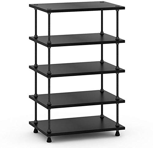Salamander Designs A5/B Archetype Audio/Video Shelf, 5.0 - Black