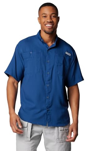 Columbia Men's Standard Tamiami II SS Shirt, Carbon, X-Large