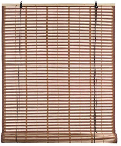 STI Tapparella avvolgibile Ciclamino bambù 100x260cm Tenda a Rullo Bamboo Arredamento Casa Protezione Luce