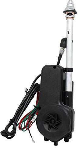 Anina Universal 12V Car Power Radio Antenna Fully Automatic Retractable Power Antenna Assembly Design for Am Fm Radio Antenna Mast Replacement Kit