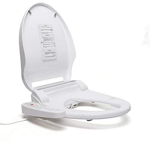 Toilettensitz WC Bidet mit Düse Elektrischer Smart Bidet Toilettensitz,Absenkautomatik,Warme Lufttrocknung,Leicht zu reinigen