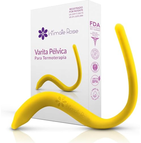 Intimate Rose Varita de Calentamiento y Enfriamiento de Puntos Desencadenantes Pélvicos con Terapia de Temperatura para el Dolor Muscular del Suelo Pélvico - Uso en Fisioterapia Pélvica