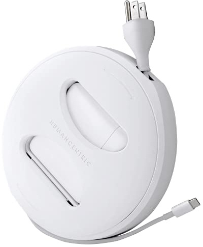 HumanCentric Cord Winder for MacBook Charger Organizer, Cable Reel for MacBook Chargers, Travel Mac Charging Case 85W, 87W, 96W USB-C and MagSafe, Apple Pro + Air Power Cord Storage, Extra Large