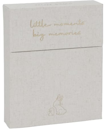 Little Dutch 4743 Meilensteinkarten Hase - Baby Bunny - Newborn Naturals