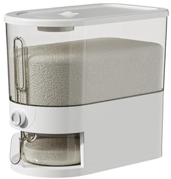 WNDUOKXH Distributeur de Riz détachable pour Une Distribution de Riz Pratique et Distributeur de céréales détachable Transparent en Plastique PP ABS, tapez+1【5kg】