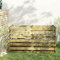 qohoio Compostiera a Stecche Pino Impregnato 180x90x90 cm,Prato e Giardino,Giardinaggio,Compostaggio,Compostiere-42955