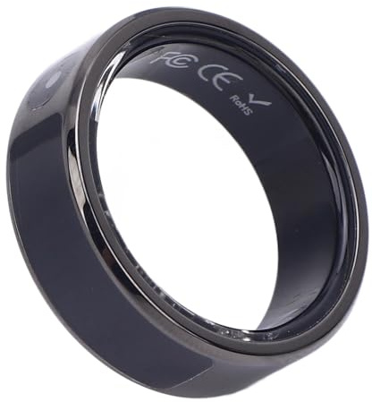 Gugxiom Smart Ring, Färgskärmad Fitness Tracker, Vattenbeväxt, Somnövervakning och Laddningsfodral för Män och Kvinnor (Nr.10)
