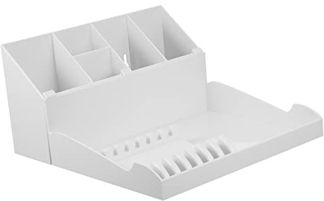 1 Ensemble Boîte de Rangement pour Outils Support de Plateau et Rangement Pratique pour Ciseaux Peignes et Accessoires