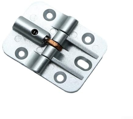 Zilimontt Charnières de table pliables à 180 degrés avec mécanisme de verrouillage réglable pour meubles, armoires, portes pliantes, construction en alliage de zinc avec vis incluses