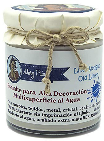 Pintura Multisuperficie al agua Mate efecto Chalk 250 (Lino Antiguo)