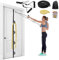 Brebebe 5er Set Schulter Physiotherapie Seilzug, Tür Schultertrainer Shoulder Rope Pulley-Set für Training/Rehabilitation/Reha/Schulterbeweglichkeit, mit Widerstandsbänder, Handgriffe und Befestigung