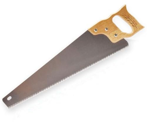 Acan Tradineur - Serrucho con Mango de Madera y Hoja de 450 mm, dentado japonés, Sierra, segueta, Resistente y Ligero, Corte tablones, carpintería, jardín - 51,5 cm