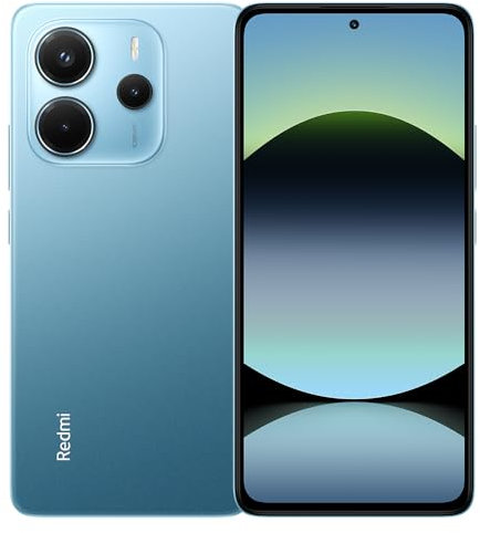 Xiaomi Redmi Note 14 8GB 256GB Azul, Pantalla AMOLED 120Hz, Dimensidad 7025 Ultra, Cámara Triple 50MP, Carga Rápida 5500mAh, con NFC, sin Cargador
