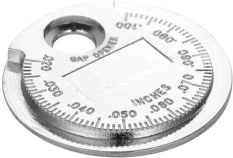 Zündkerzen Abstandsmesser - Münzförmiges Zündkerzen Messgerät | Münzformat-Messgerät 0.6-2.4mm Bereich Auto Zubehör für Kraftfahrzeuge & Reisen